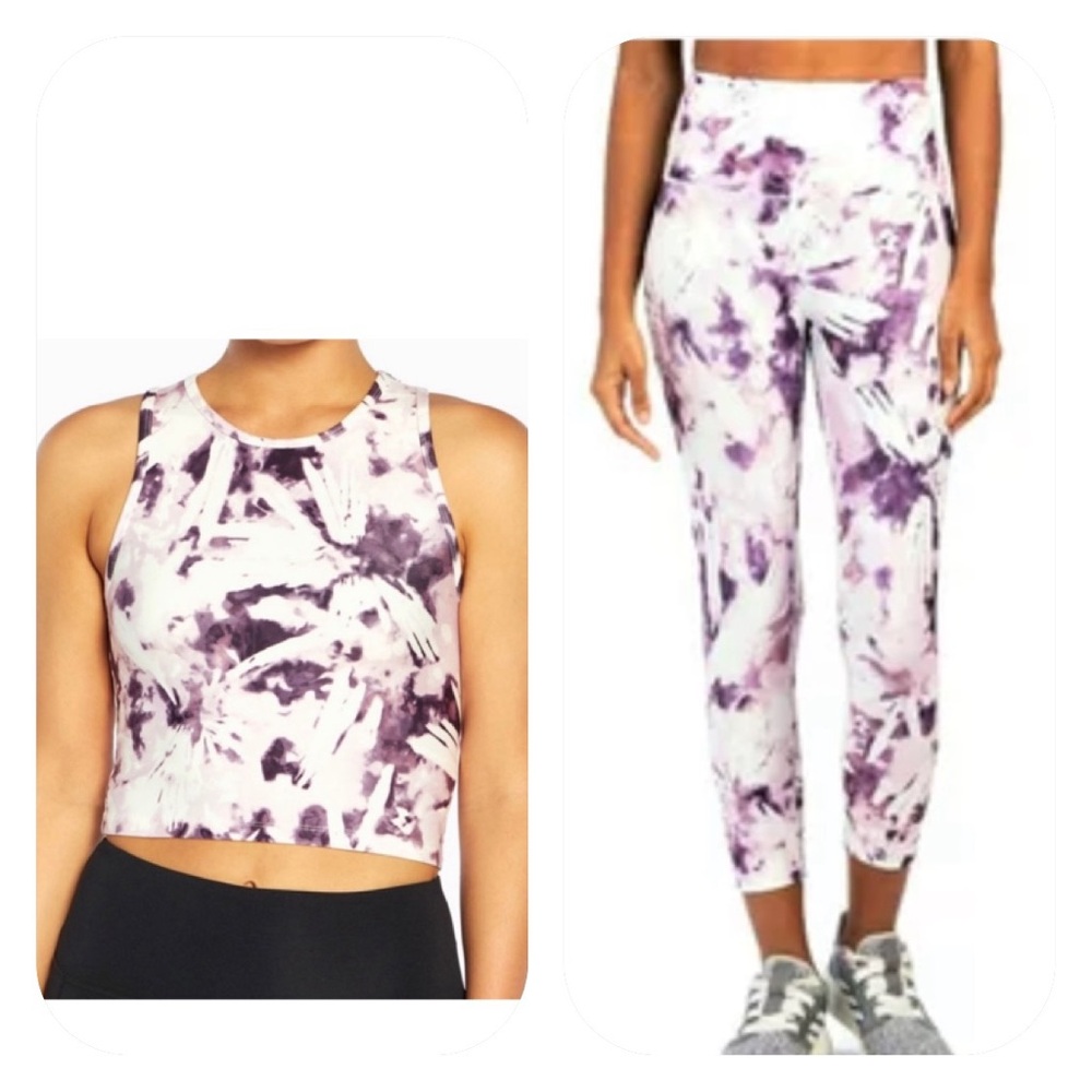 Balance Collection Purple and White Leggings - Picture 3 of 8